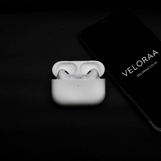 Vpods Pro 2nd Gen - USA Quality (ANC, PopUp Window, Working Serial Number, OG Box with MRP) 1-Yr Warranty & 15-Day Returns - Type C